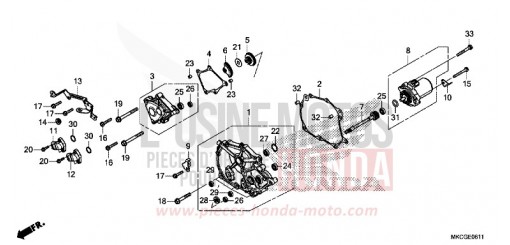 COUVERCLE DE CHANGEMENT (DCT) GL1800BDL de 2020